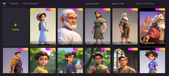 create ai 3d animation and ai video