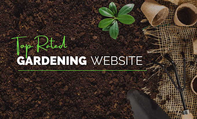 build landscaping and gardening website using wordpress