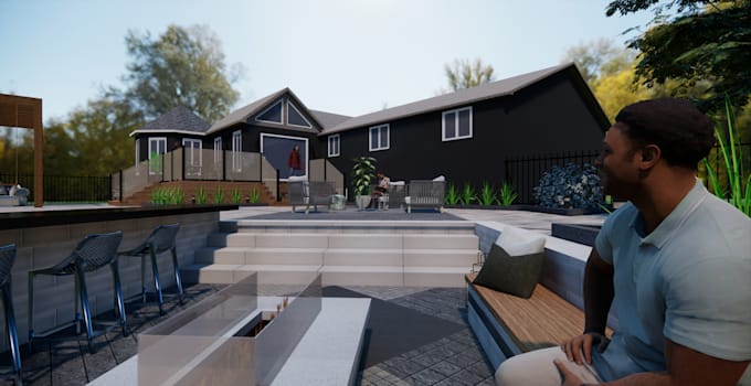 design and render your landscape, backyard, pool, patio