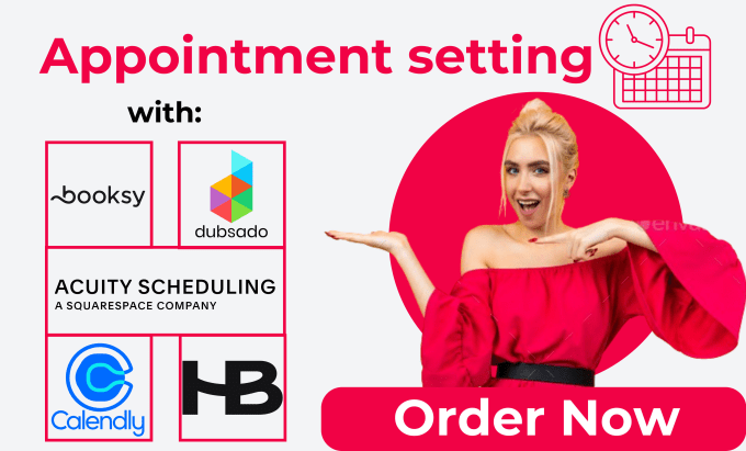 Be your appointment setter with booksy dubsado acuity calendly and