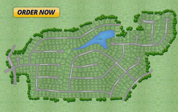 draw real estate site plan, lot subdivision plan, layout in autocad