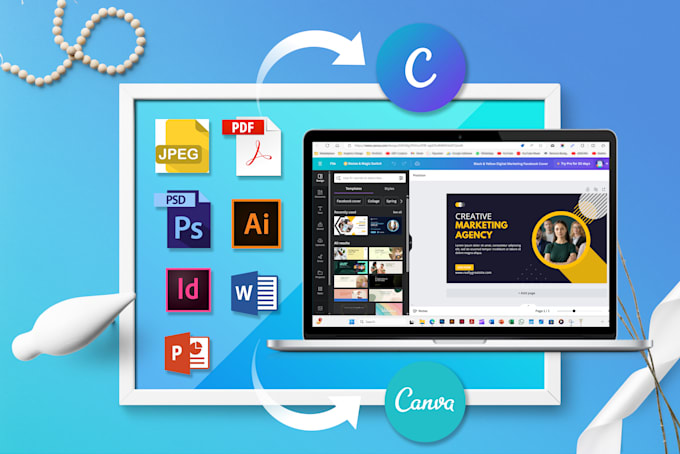 redesign, convert, recreate or duplicate graphics in canva