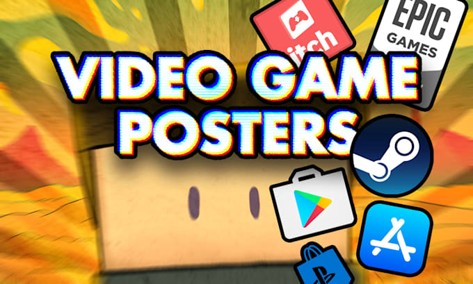 design steam capsules, playstore banners, game posters etc