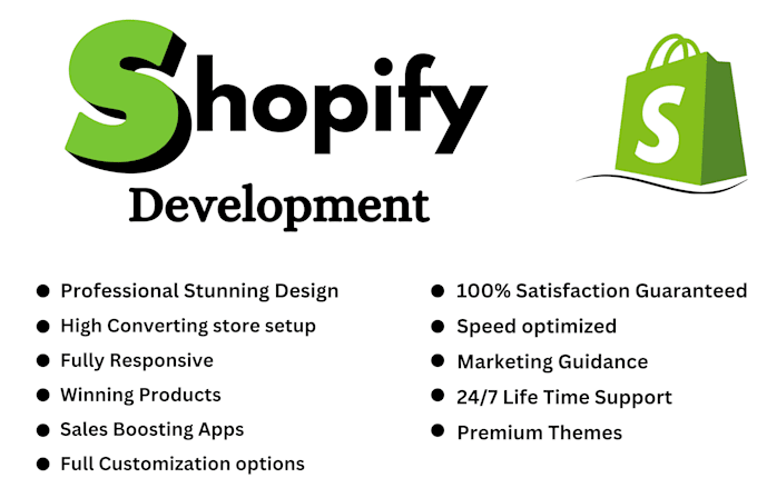 be shopify store developer, store design and redesign
