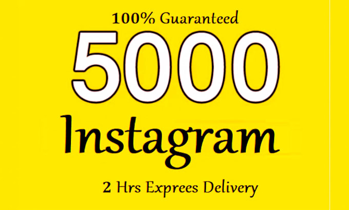 increase 5000 instagram followers with lifetime guarantee
