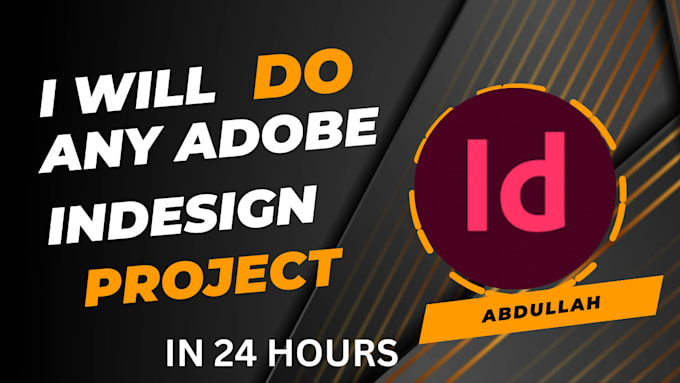 do any kind of adobe indesign projects, book layout and typeset