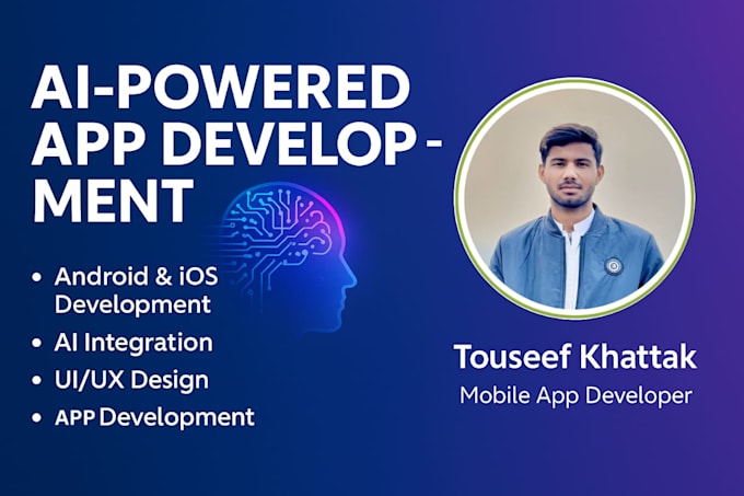 develop ai mobile app for android and ios app flutter app development