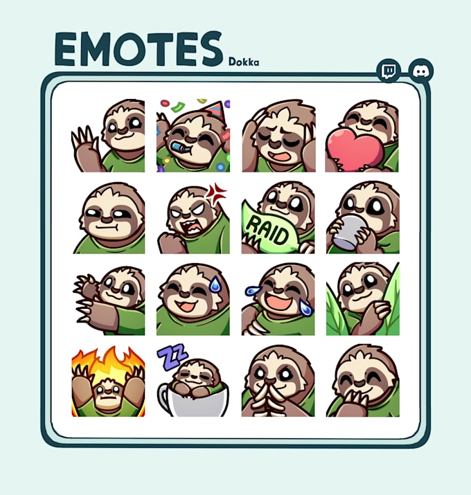 draw emotes for twitch, youtube channel or discord server