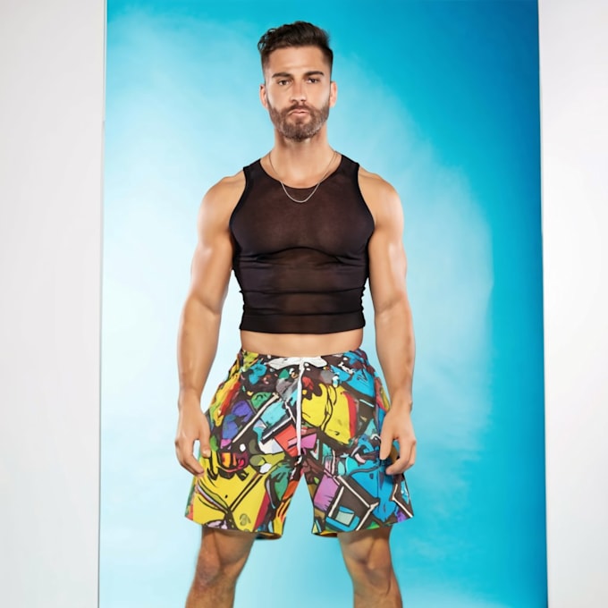 create streetwear shorts or any design