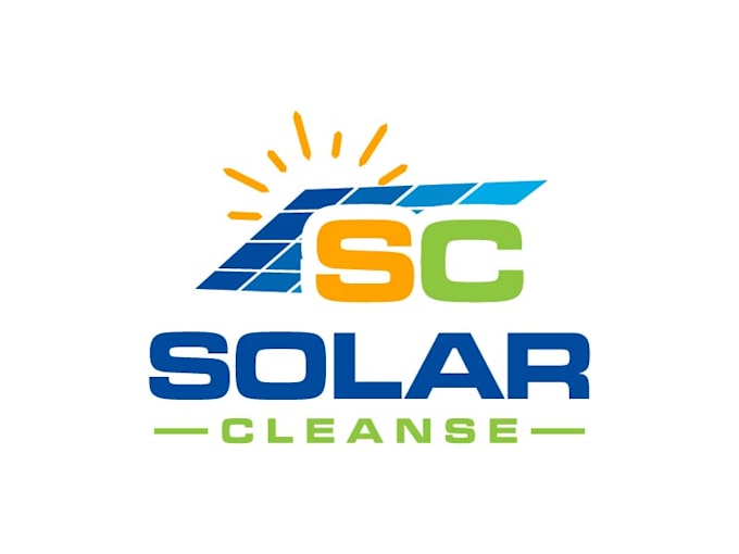 create a unique solar logo design service in a day