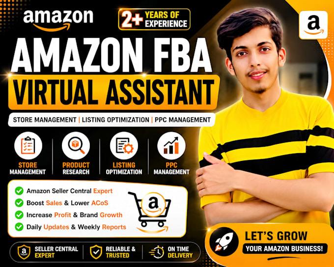 manage your amazon fba store as an expert virtual assistant
