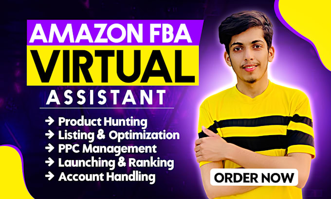 be your unique amazon virtual assistant fba ppc amazon fba administrative va