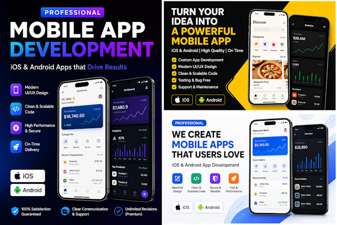 create your mobile app ios and android