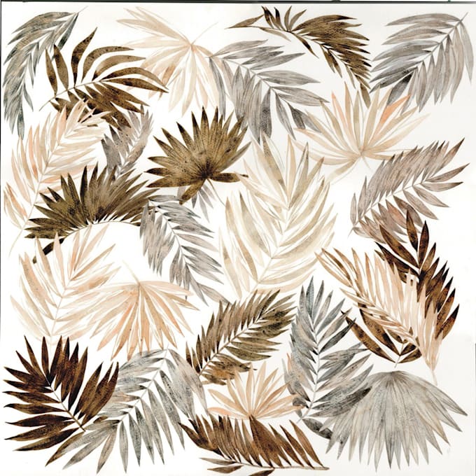 draw unique hand drawn watercolor seamless patterns