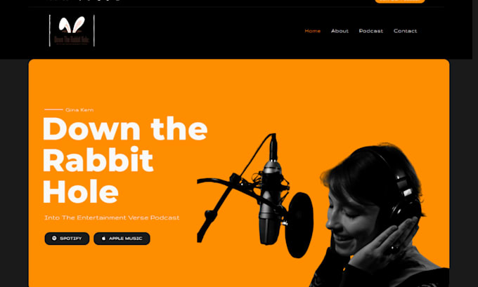 Design bandzoogle music website, wix website audio player, online