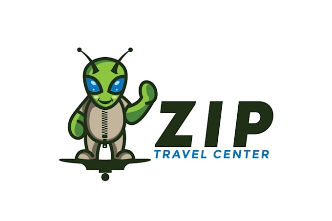 design memorable zip travel center logo