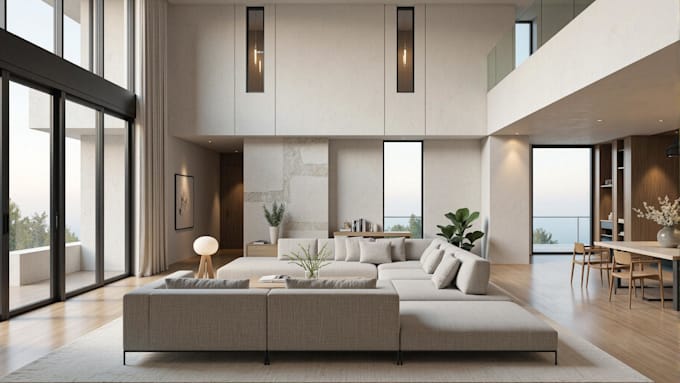 do interior exterior architecture 3d rendering