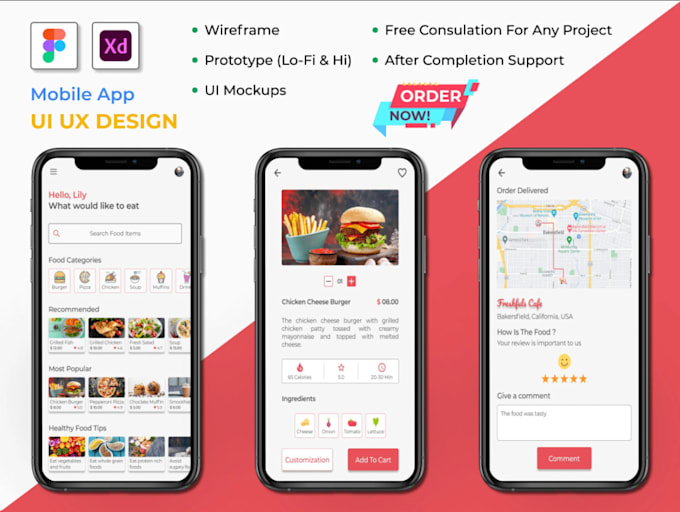 Design wireframes, ux ui design, and prototypes by Muskanawan1 | Fiverr