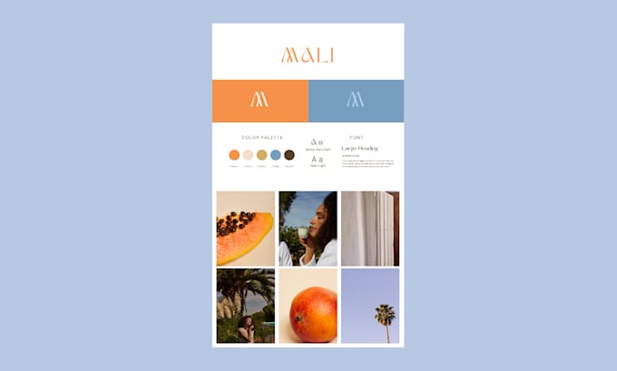 create your brand identity and instagram visual system