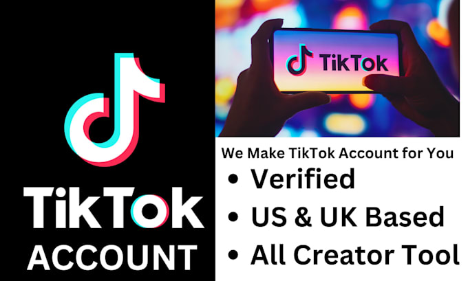 create tiktok account for you with all creator tools