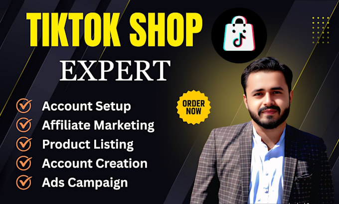 set up tiktok shop, manage tiktok shop, tik tok shop affiliate marketing, va