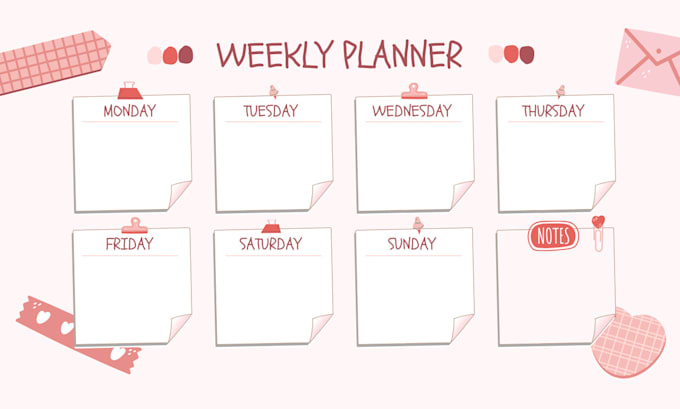 design a layout for journal, planner, workbook or calendar