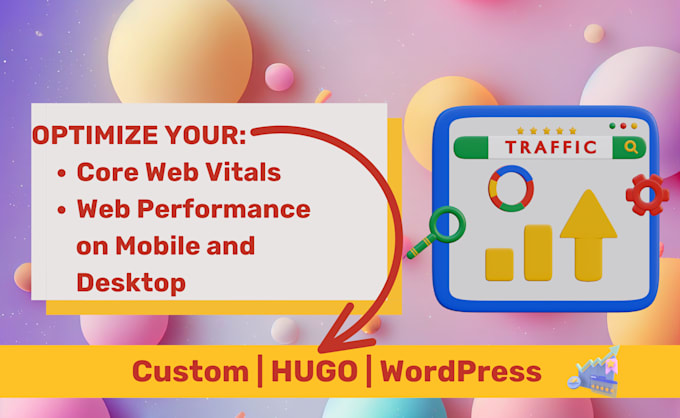 optimize your website, enhance your websites speed, core web vitals, web speed