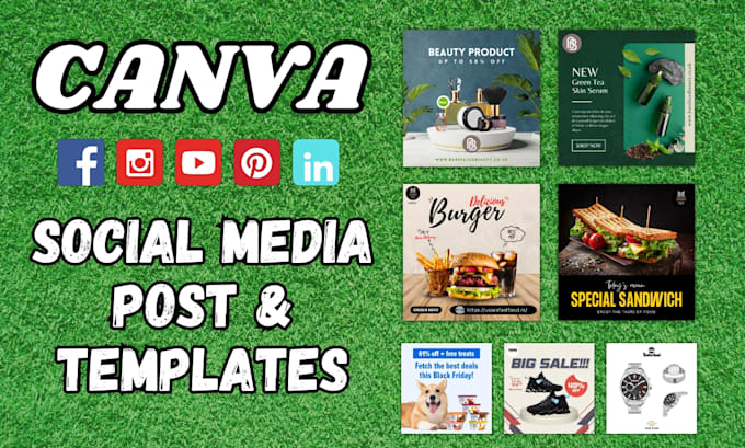 Social media post design and canva templates by Masum045 | Fiverr