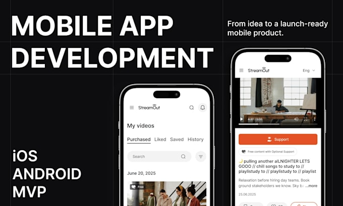 design and develop IOS,android application