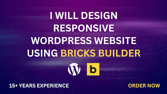 design responsive wordpress website using bricks builder