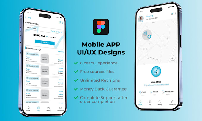 Design your mobile app ui and ux by Basaltdynamics | Fiverr