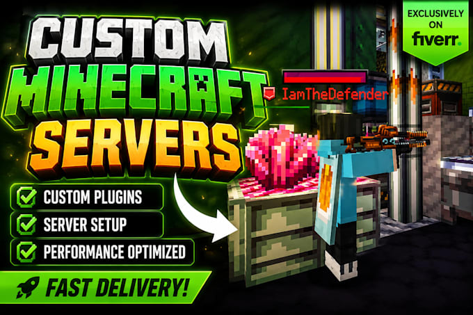 develop custom high quality minecraft plugins