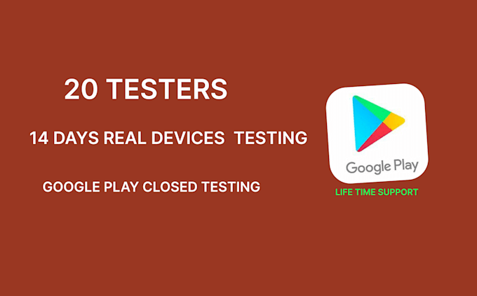 provide 20 testers for your google play closed testing