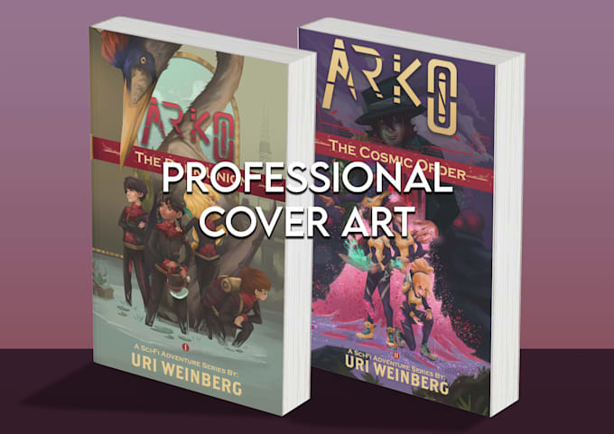 create a custom illustrated book cover that stands out