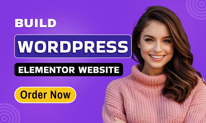 build wordpress elementor website