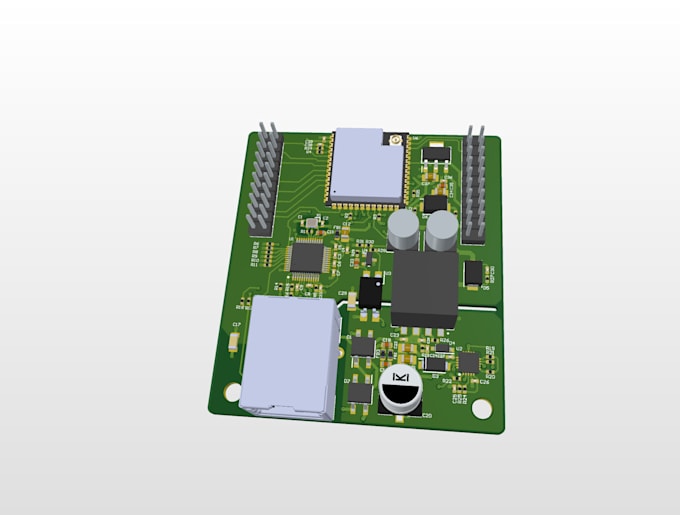 do a pcb layout in kicad, altium or easyeda