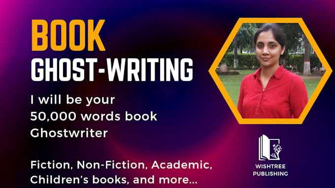 provide ghost writing service for your book