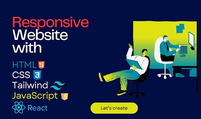 be your frontend web developer with HTML, CSS, and reactjs