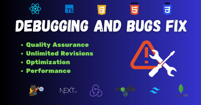 Fix bug in react next js node js javascript or css by Akshatvishwakar ...