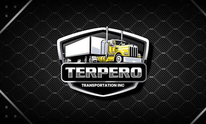 design logistics, transport, and trucking car logo