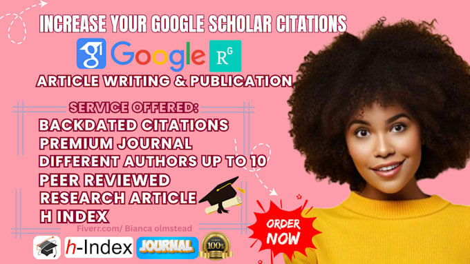 increase google scholar citations, journals, backdated citations, researchgate