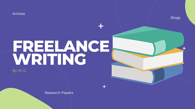 do freelance writing for blogs, articles, and papers