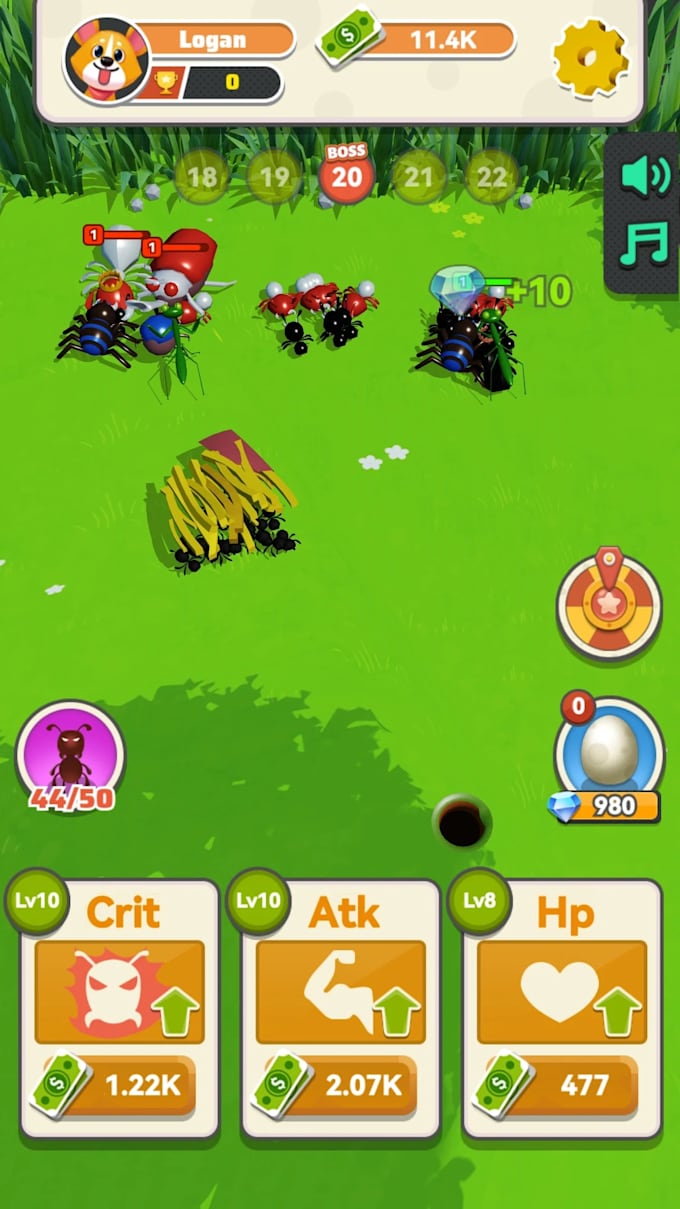 develop mobile games for android, ios, and h5
