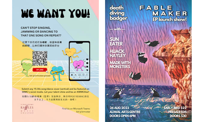 design a poster in canva in 24h
