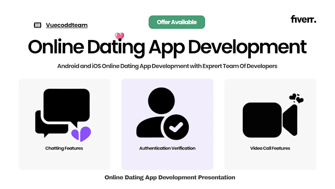 build chat app, dating app, social media app, video chat app