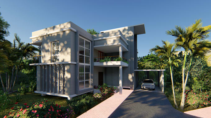 do 3d exterior modeling and visualization
