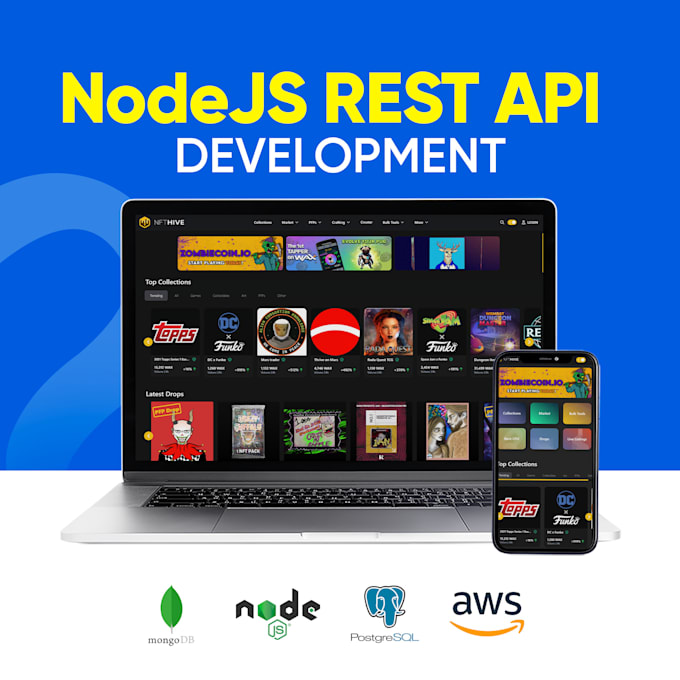 be your node js developer for developing secure apis and backend development
