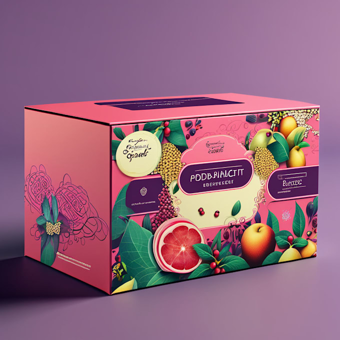 do product packaging design, packaging box design, product box and 3d mockup