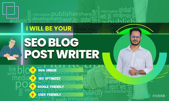 write SEO blog posts monthly as a virtual assistant