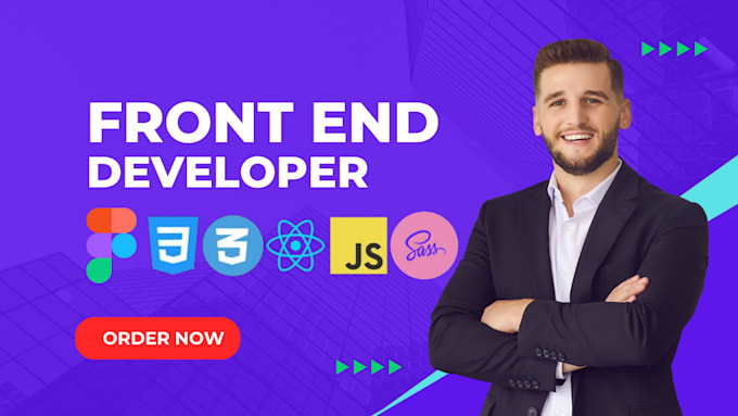 Front end web developer, html css website design, figma to html, react ...
